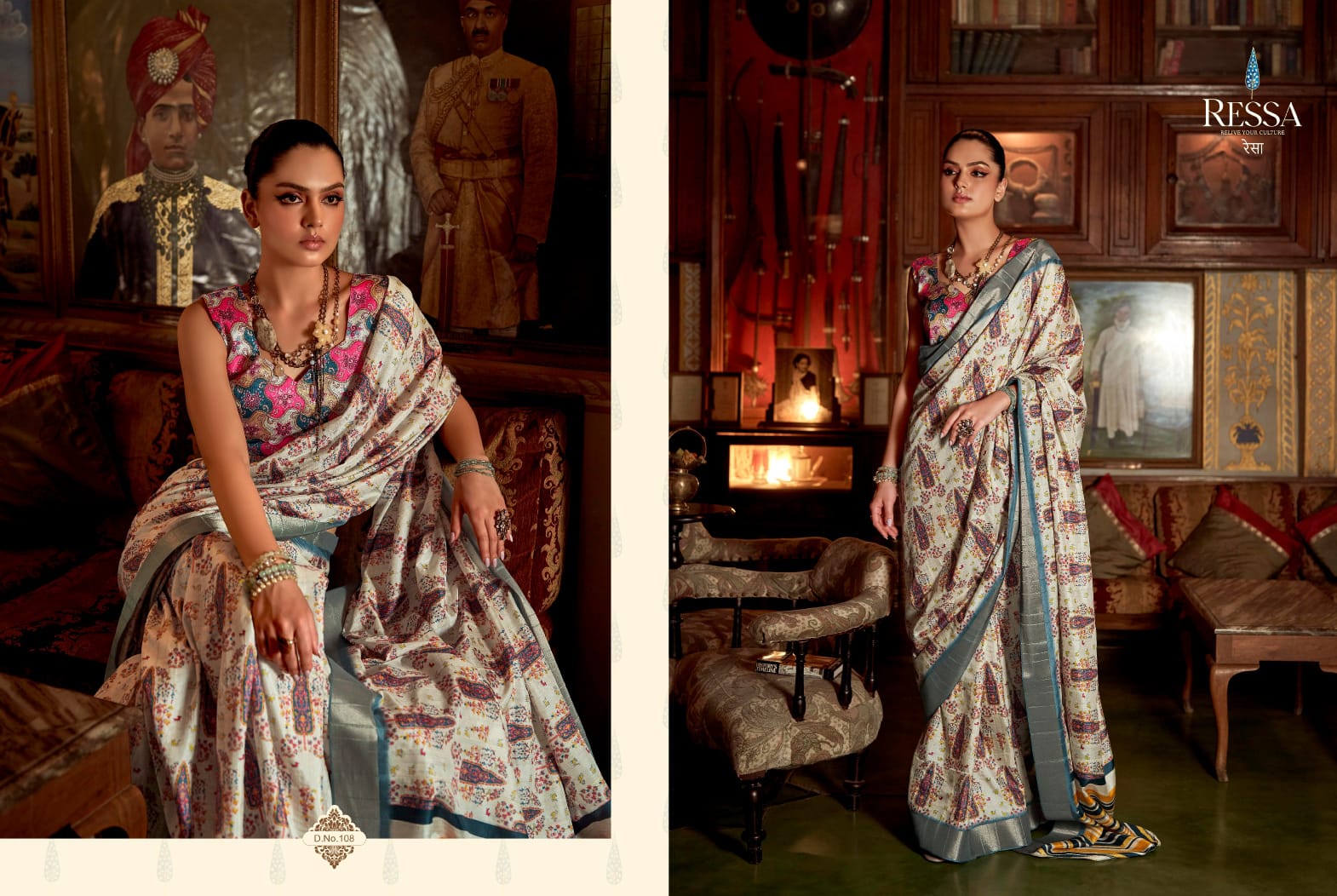 Rangressa Vol 1 Ressa Sarees Exporter Gujarat