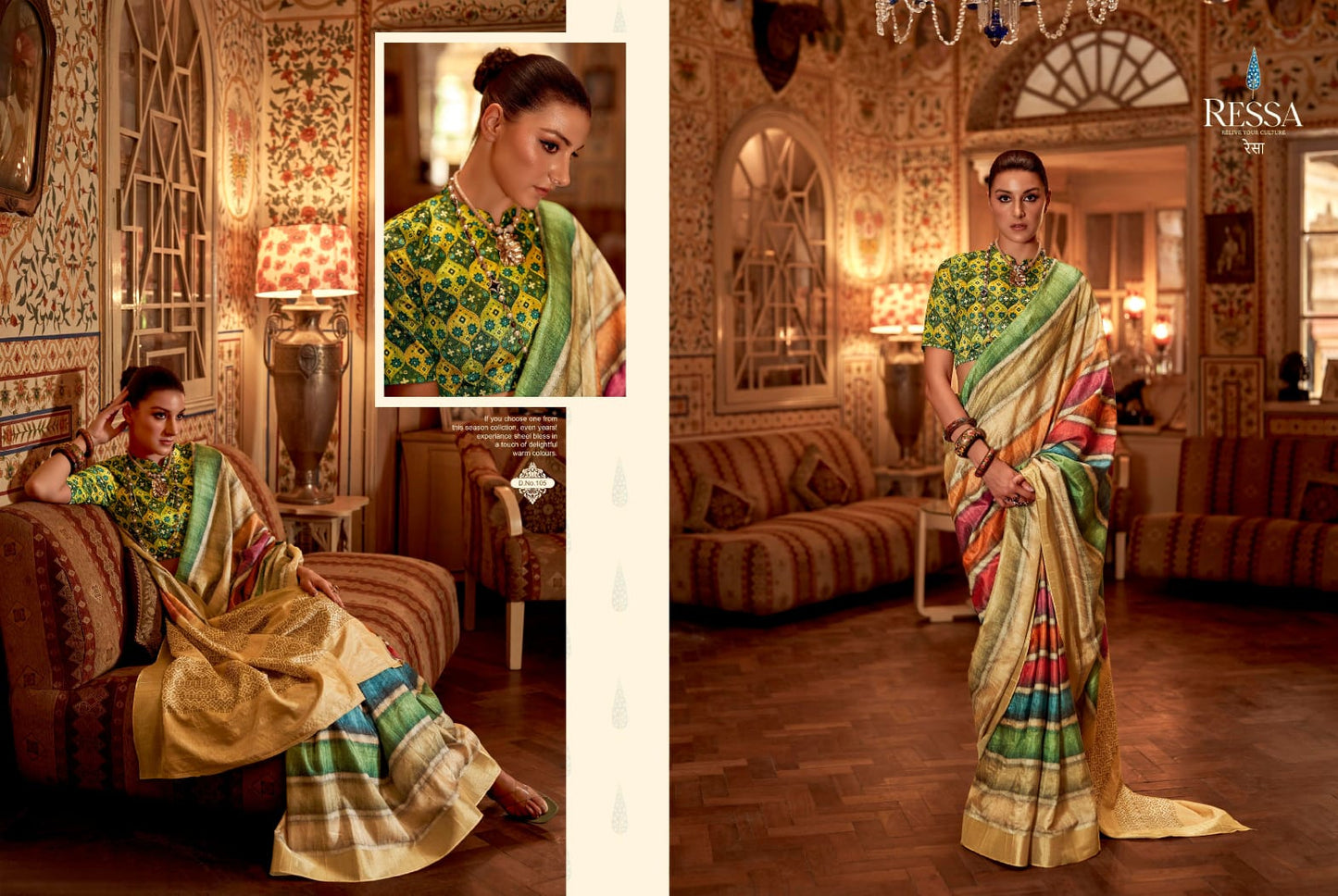 Rangressa Vol 1 Ressa Sarees Exporter Gujarat