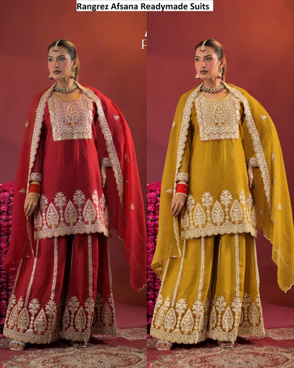 Rangrez Afsana Crush Readymade Suits Manufacturer