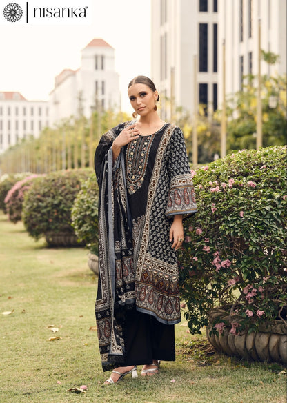 Rangrez Nisanka Cotton Lawn Karachi Salwar Suits Manufacturer India