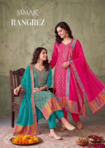 Raginy Vol 2 My9 Salsa Readymade Pant Style Suits Exporter Gujarat