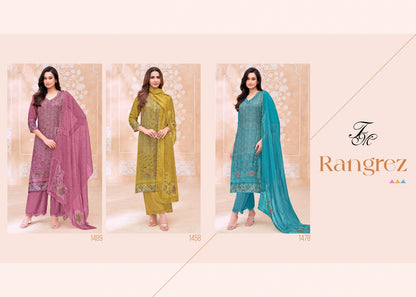 Rangrez Tm Pure Silk Plazzo Style Suits Manufacturer Gujarat