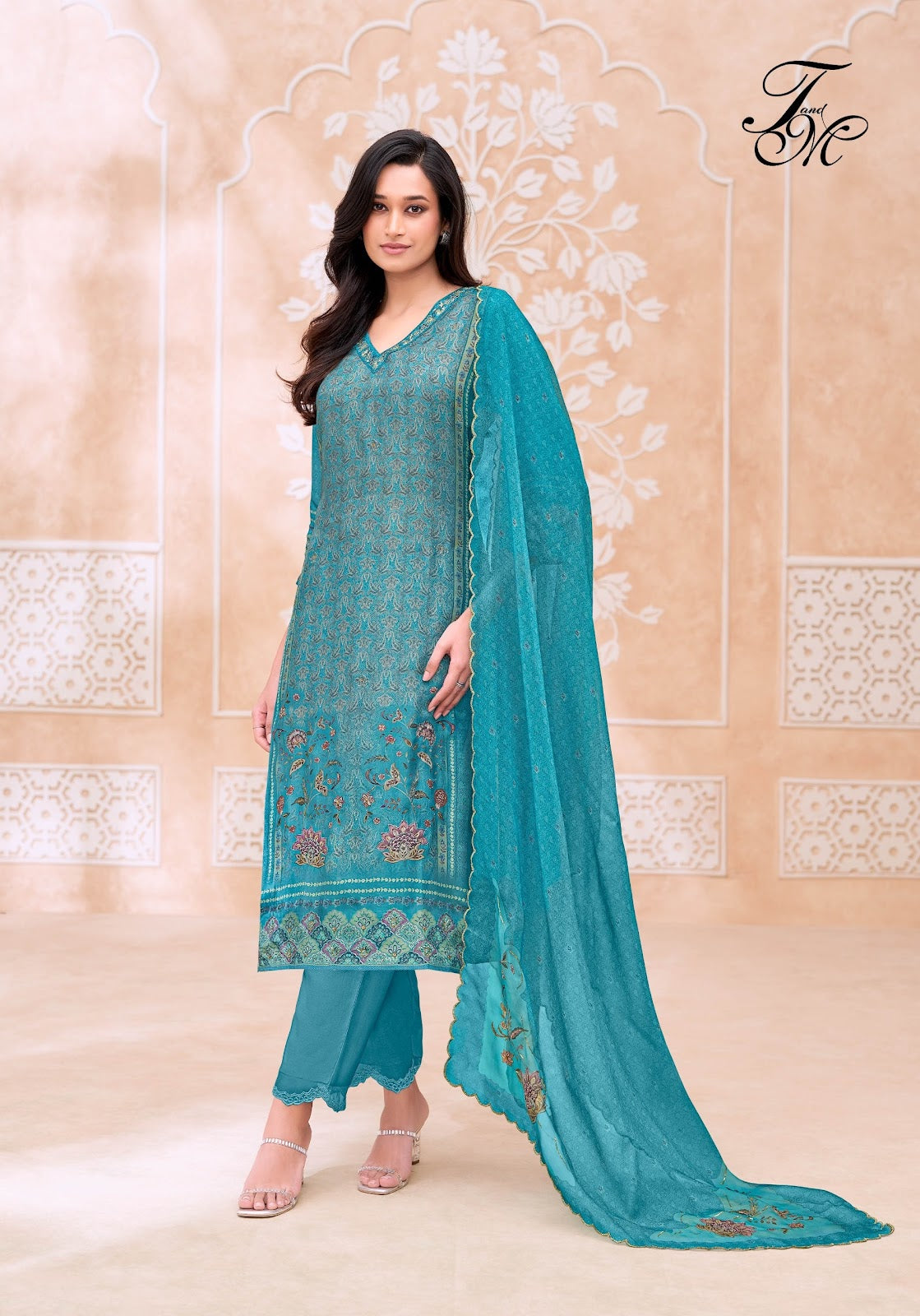 Rangrez Tm Pure Silk Plazzo Style Suits Manufacturer Gujarat