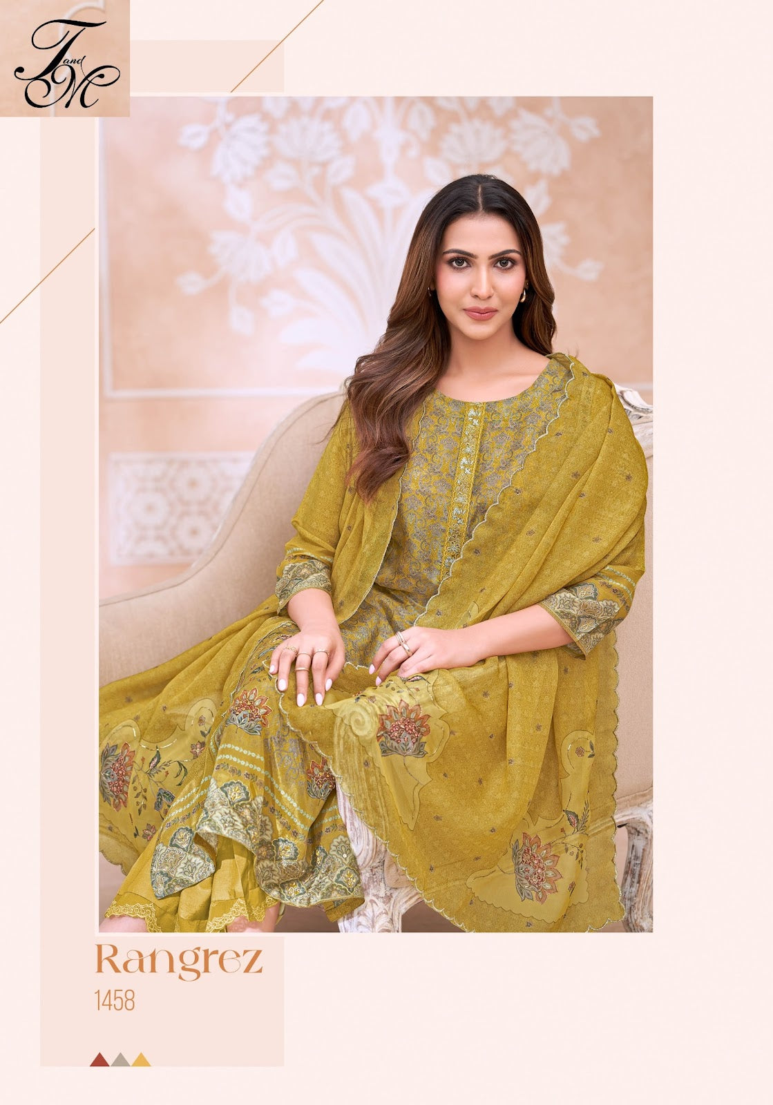 Rangrez Tm Pure Silk Plazzo Style Suits Manufacturer Gujarat