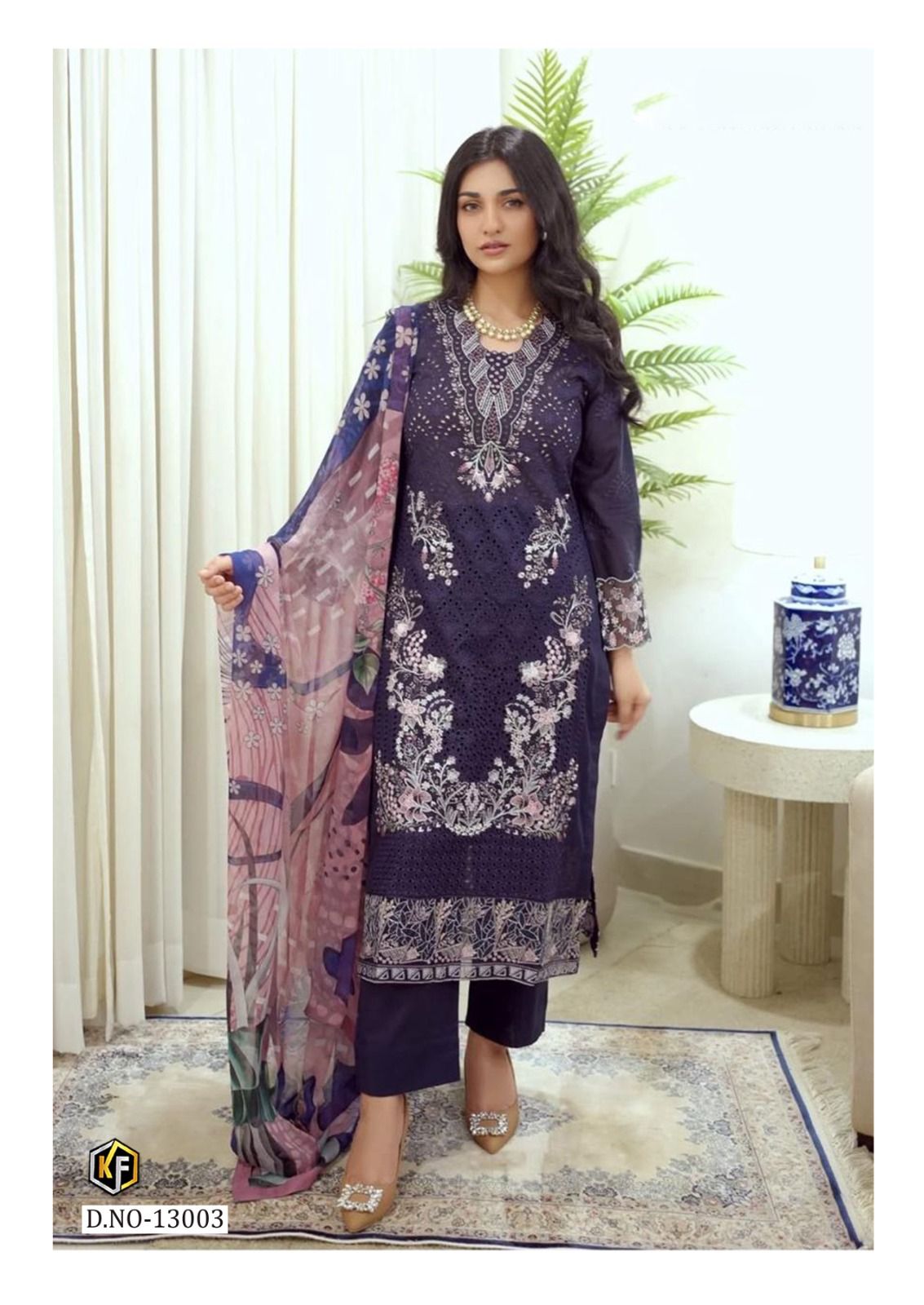 Rangrez Vol 13 Keval Fab Mix Cotton Karachi Salwar Suits Wholesaler India