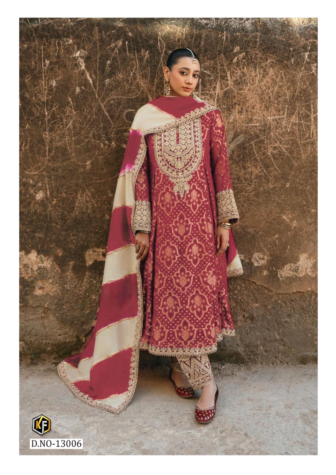 Rangrez Vol 13 Keval Fab Mix Cotton Karachi Salwar Suits Wholesaler India