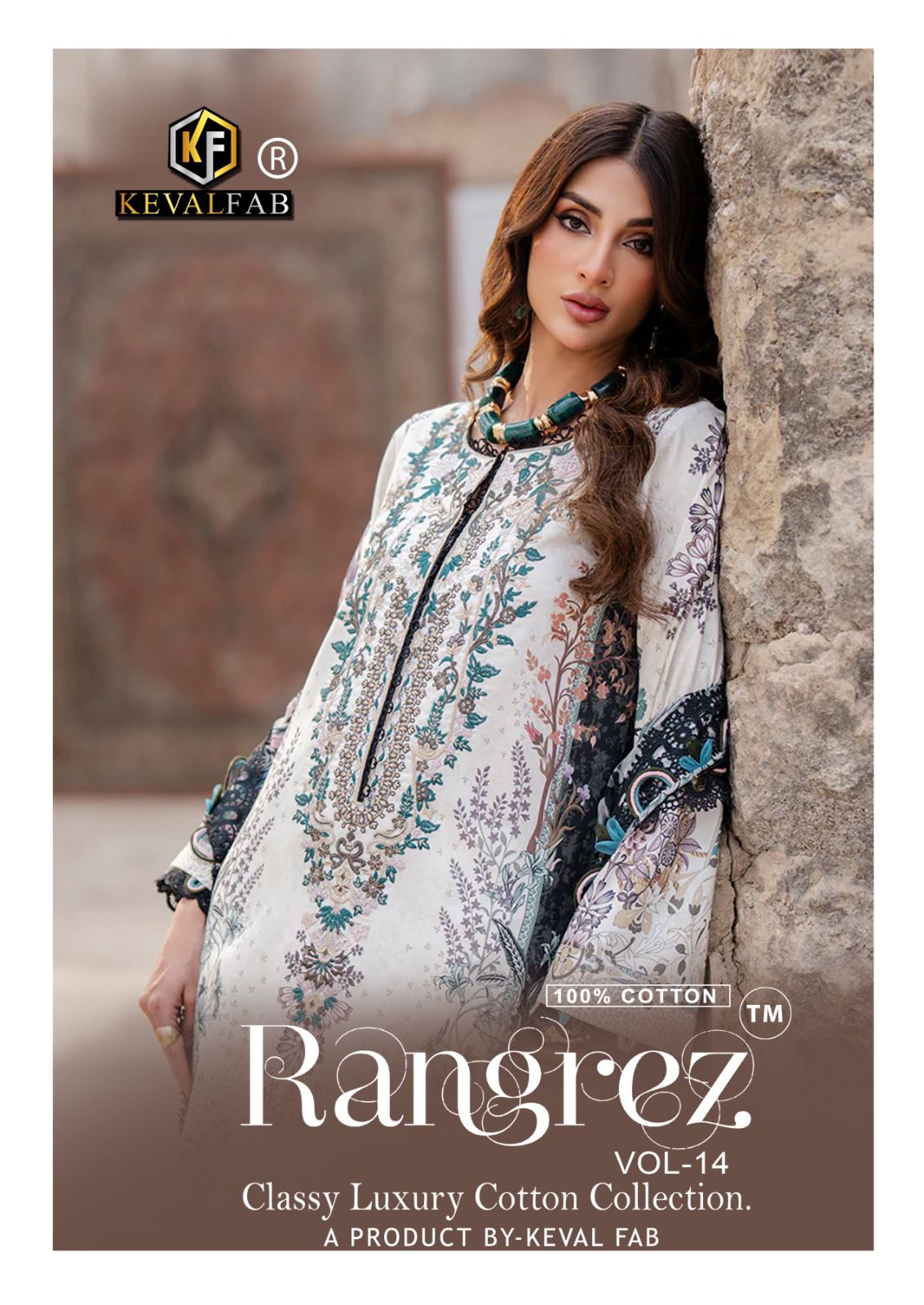 Rangrez Vol 14 Keval Fab Cotton Karachi Salwar Suits Wholesale Rate