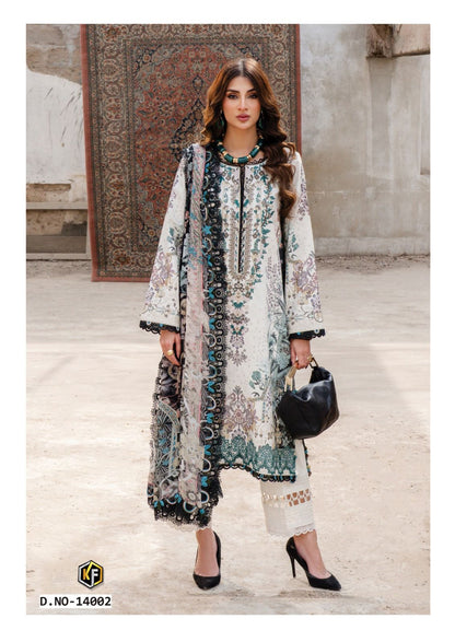 Rangrez Vol 14 Keval Fab Cotton Karachi Salwar Suits Wholesale Rate