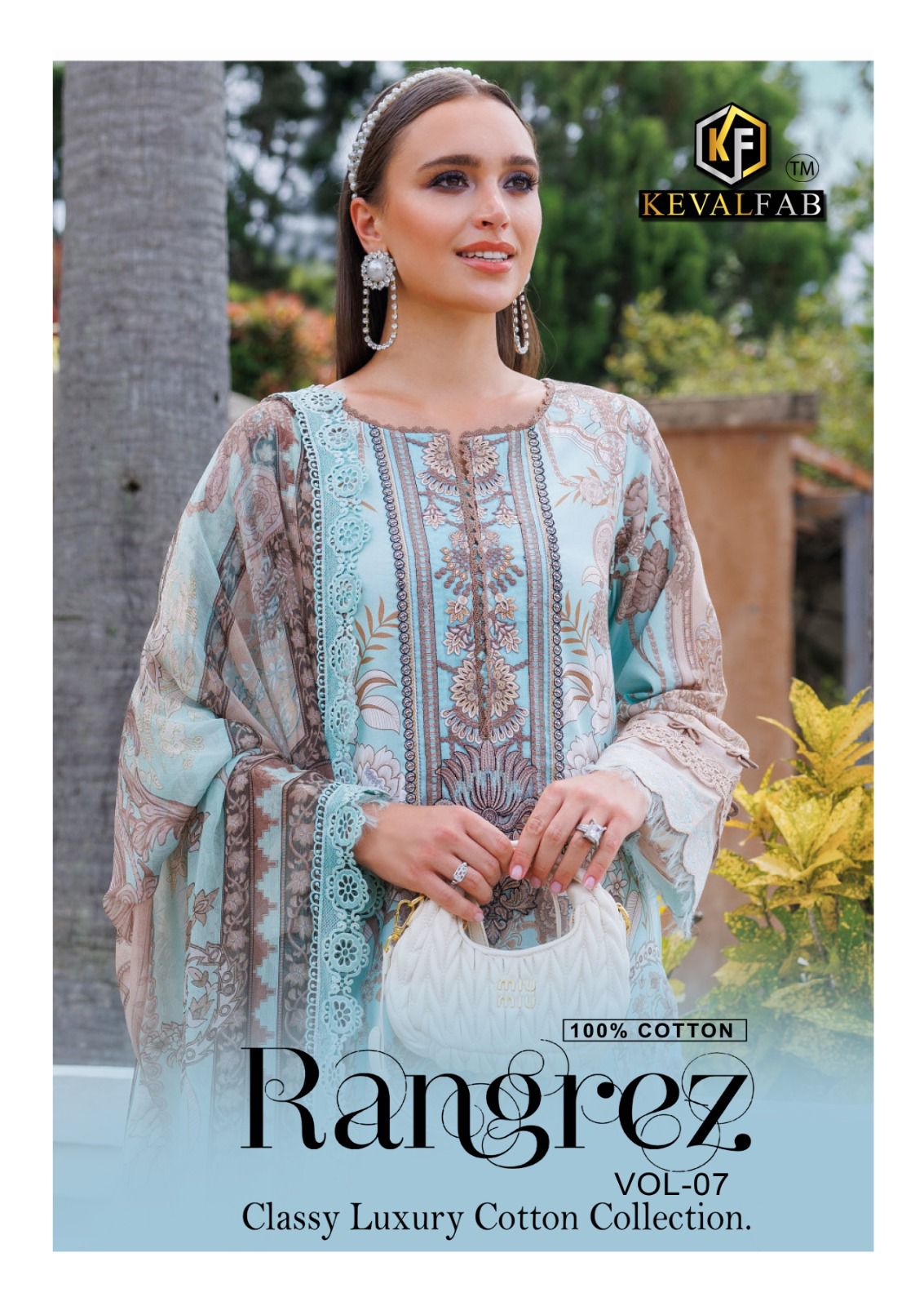 Rangrez Vol 7 Classy Luxury Cotton Collection Keval Fab Karachi Salwar Suits Exporter India