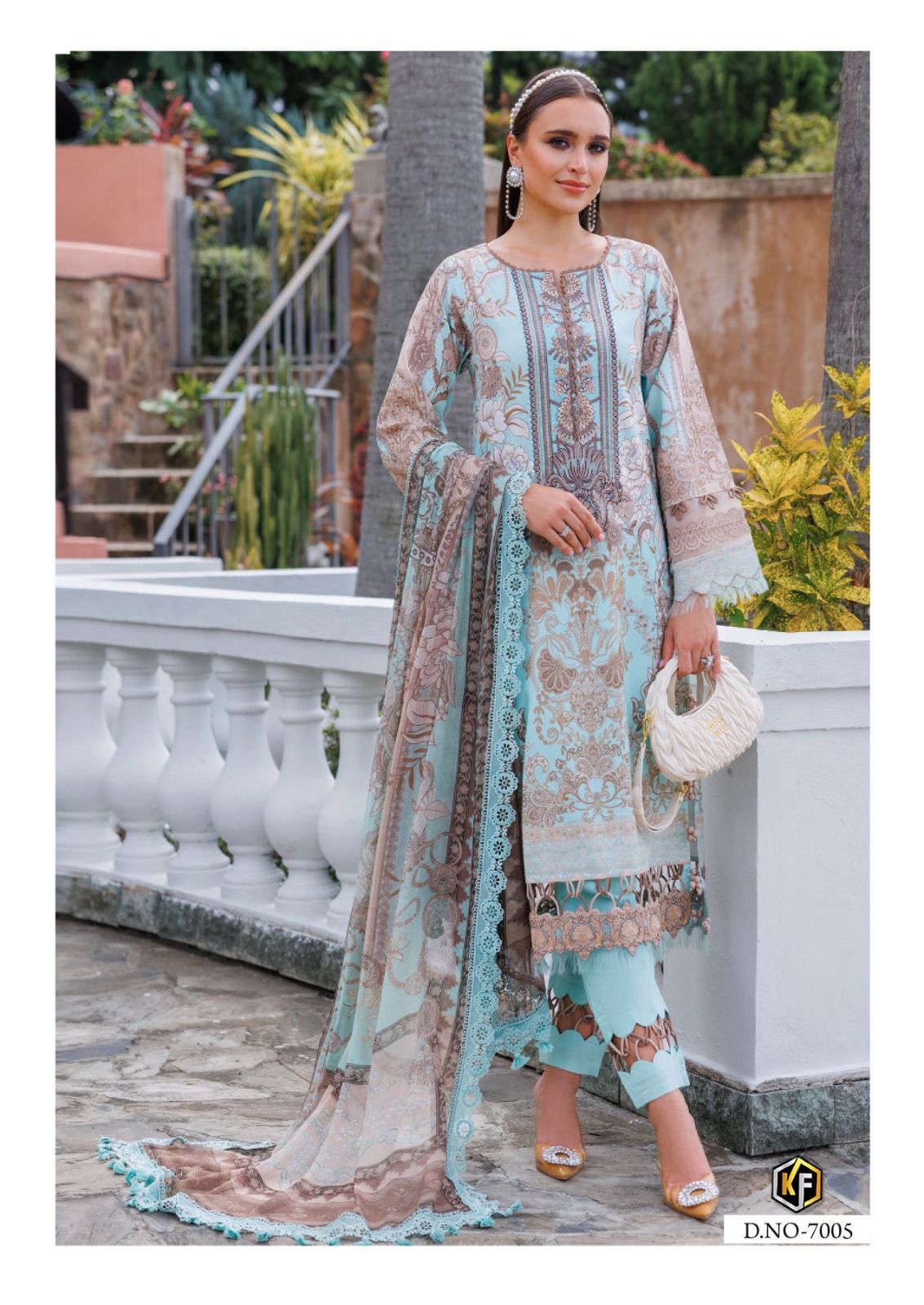 Rangrez Vol 7 Classy Luxury Cotton Collection Keval Fab Karachi Salwar Suits Exporter India