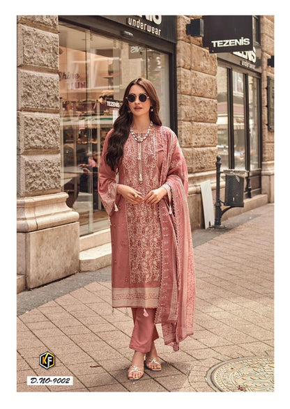 Rangrez Vol 9 Classy Luxury Cotton Collection Keval Fab Karachi Salwar Suits Wholesale Price