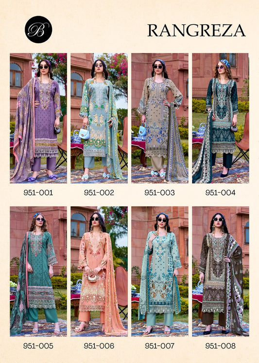 Rangreza Belliza Designer Studio Crepe Karachi Readymade Suits Supplier