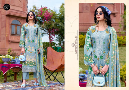 Rangreza Belliza Designer Studio Pure Crape Karachi Salwar Suits Exporter