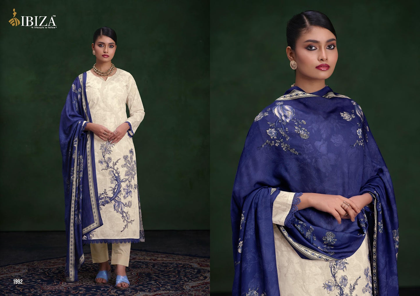 Rangreza Ibiza Pure Organdy Pant Style Suits Exporter Gujarat