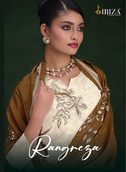 Rangreza Ibiza Pure Organdy Pant Style Suits Exporter Gujarat