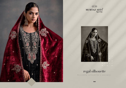 Rangreza Mumtaz Arts Crush Velvet Suits Wholesale Rate