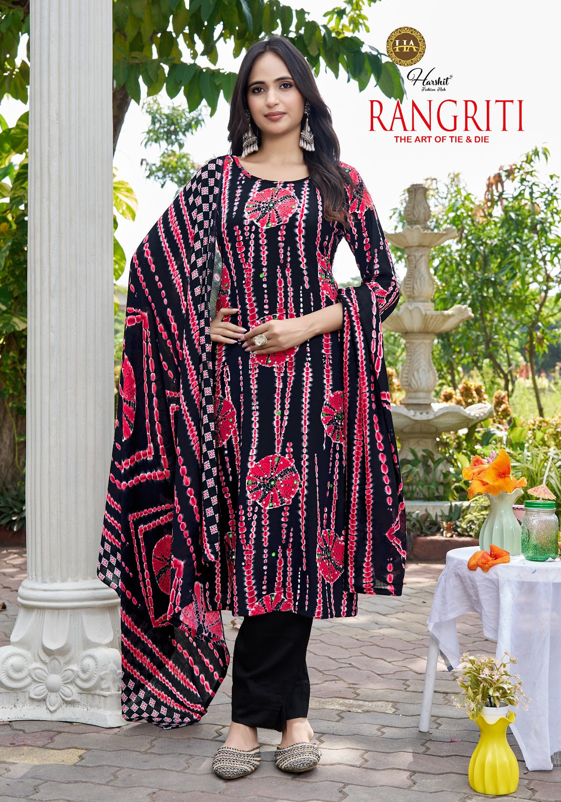 Rangriti Harshit Fashion Premium Viscose Pant Style Suits Wholesaler