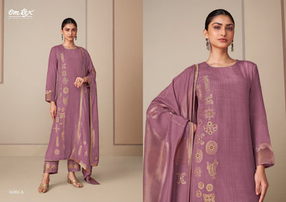 Rangtaari Omtex Muslin Jacquard Pant Style Suits Supplier Gujarat
