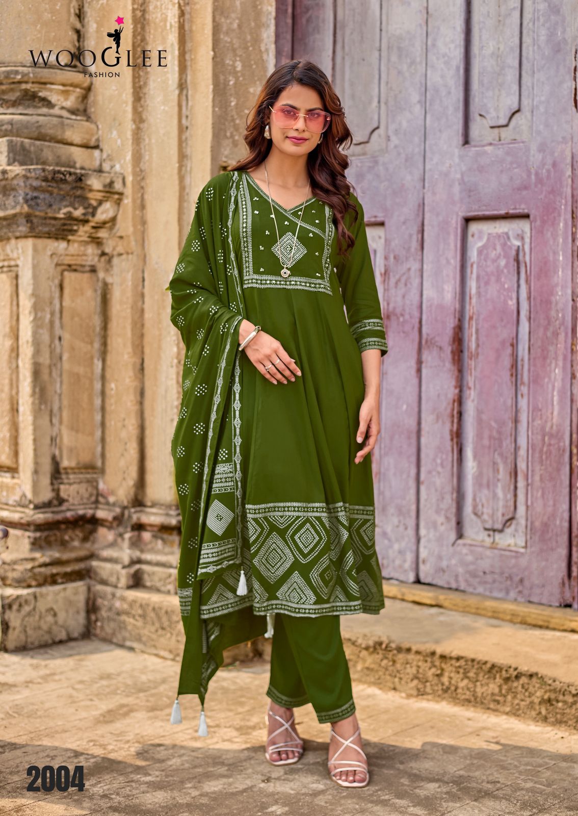 Rangveli Wooglee Rayon Readymade Anarkali Suits Wholesaler Gujarat