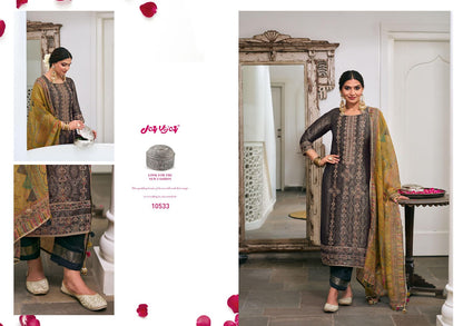 Rani Baagh Jay Vijay Pant Style Suits Wholesaler Ahmedabad