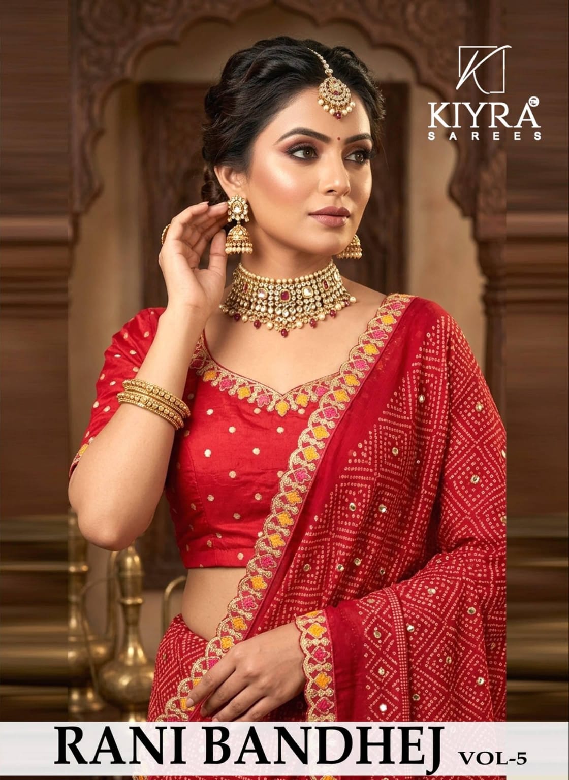 Rani Bandhej Vol 5 Kiyra Georgette Sarees Supplier