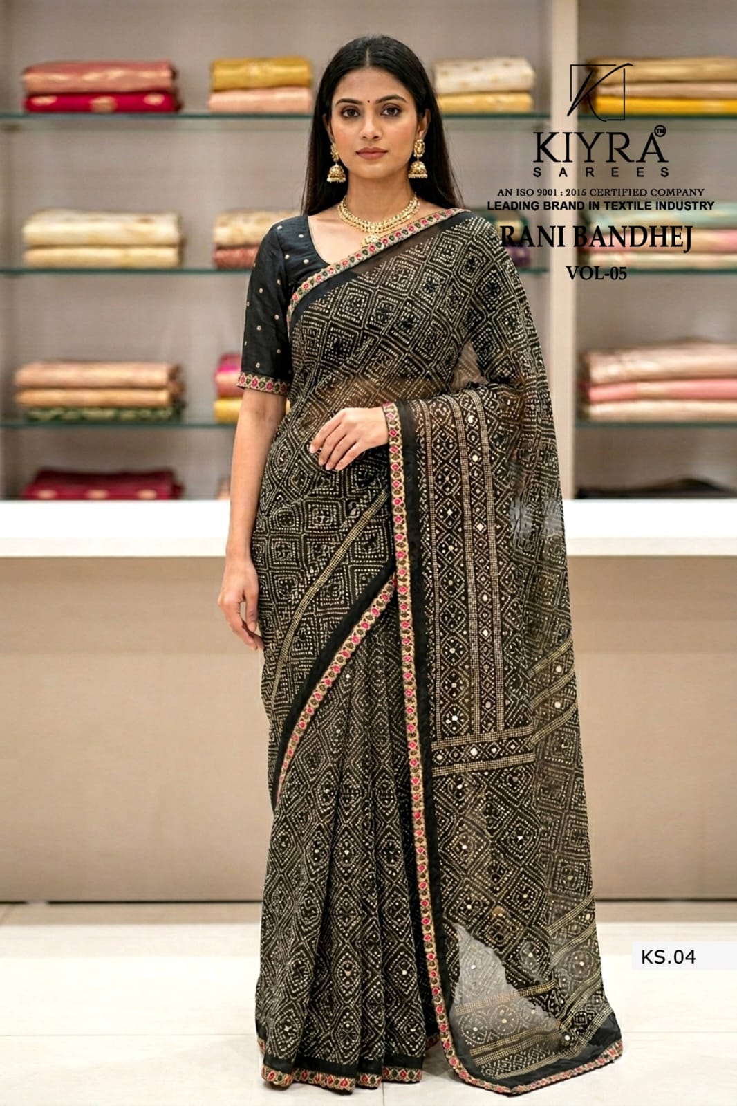 Rani Bandhej Vol 5 Kiyra Georgette Sarees Supplier