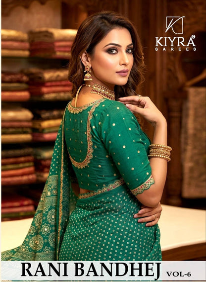 Rani Bandhej Vol 6 Kiyra Georgette Sarees Manufacturer