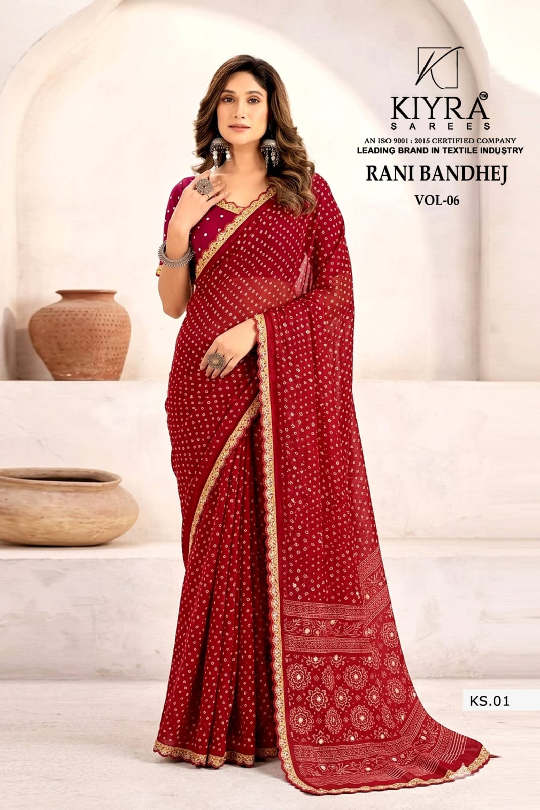 Rani Bandhej Vol 6 Kiyra Georgette Sarees Manufacturer