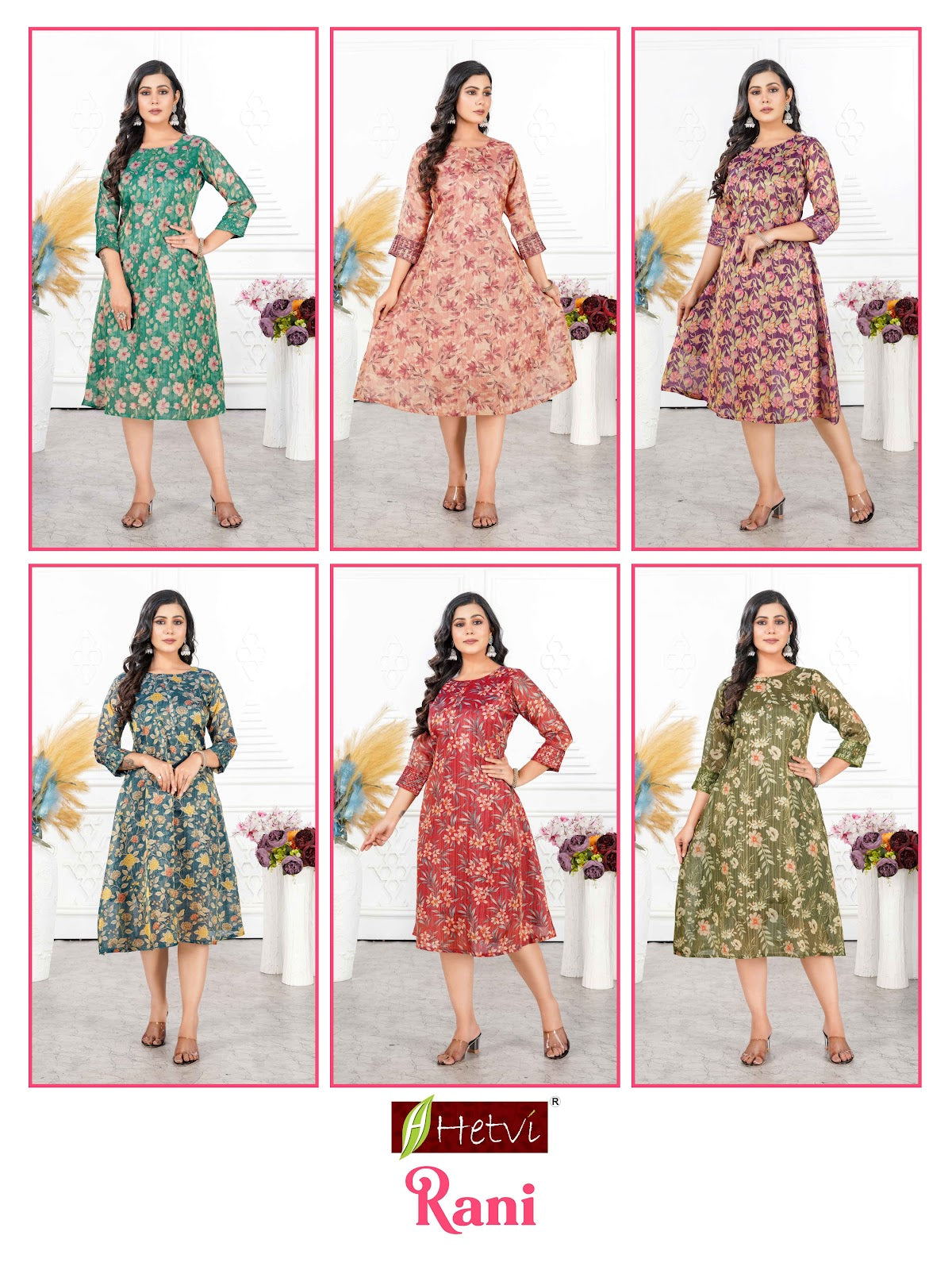 Rani Hetvi Erode Silk Anarkali Kurtis Manufacturer