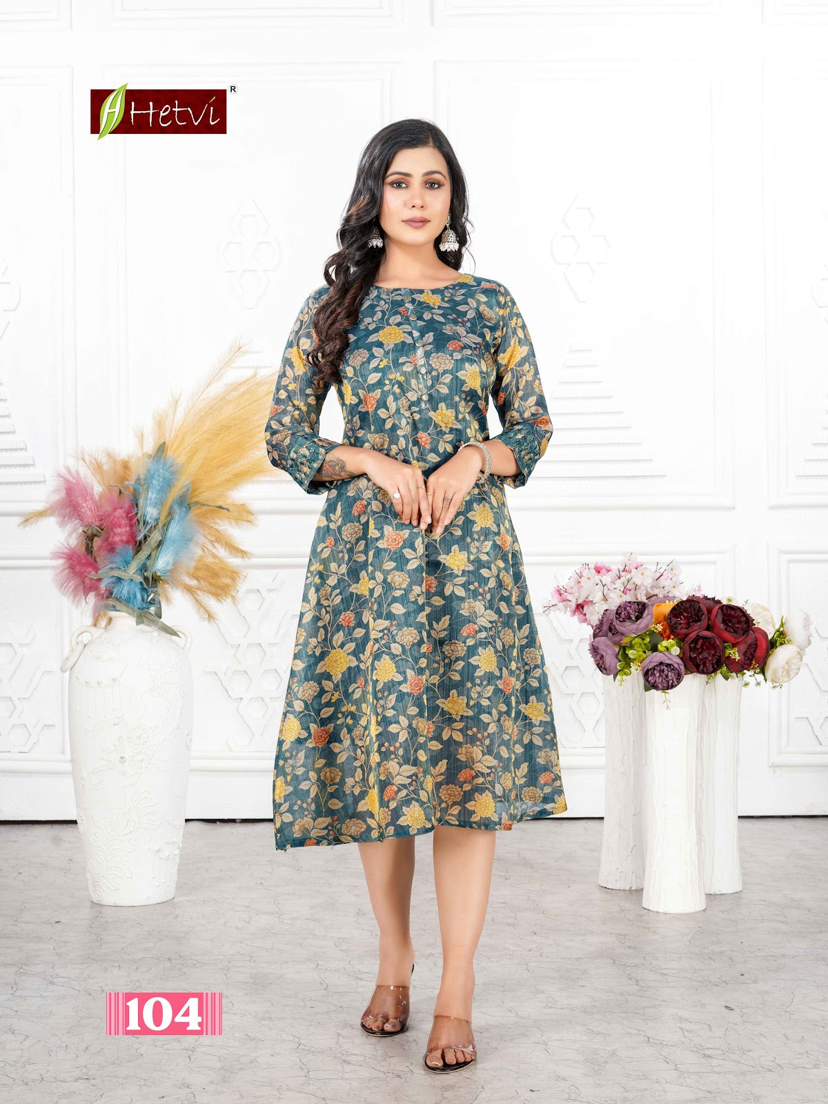 Rani Hetvi Erode Silk Anarkali Kurtis Manufacturer