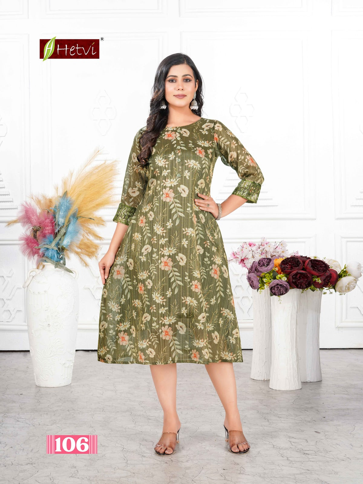 Rani Hetvi Erode Silk Anarkali Kurtis Manufacturer