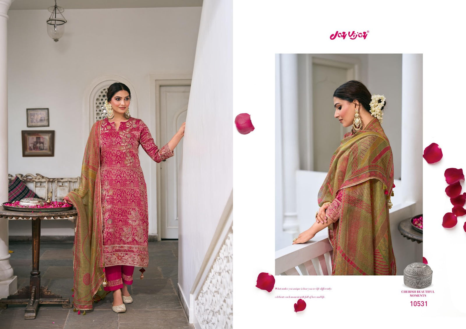Ranibaagh Jay Vijay Pant Style Suits Wholesale Price