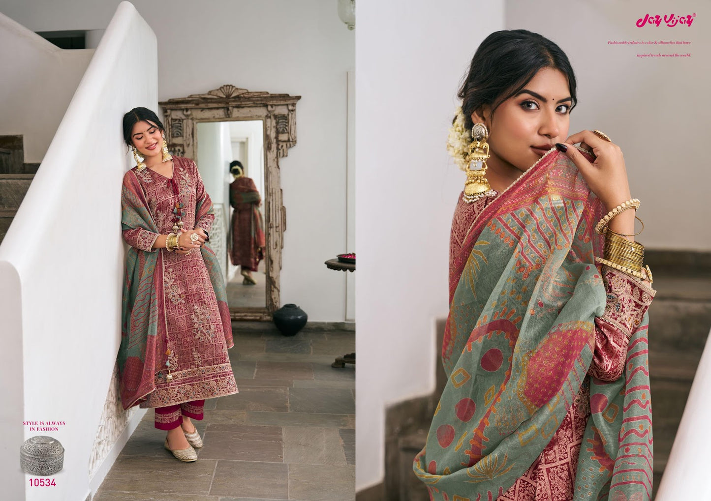 Ranibaagh Jay Vijay Pant Style Suits Wholesale Price