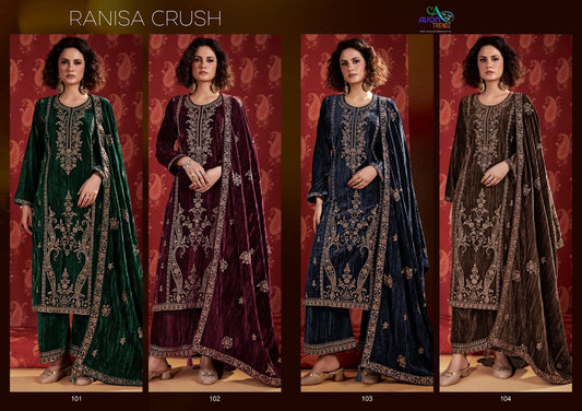 Ranisa Crush Avon Trendz Velvet Suits Wholesale