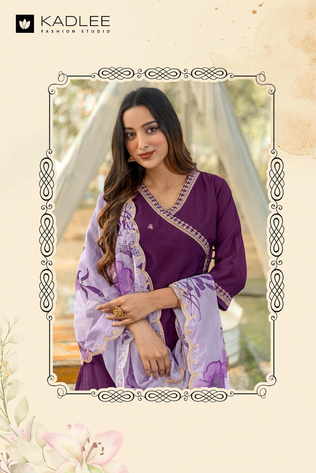 Ranisa Kadlee Viscose Weaving Readymade Plazzo Style Suits Wholesaler Ahmedabad