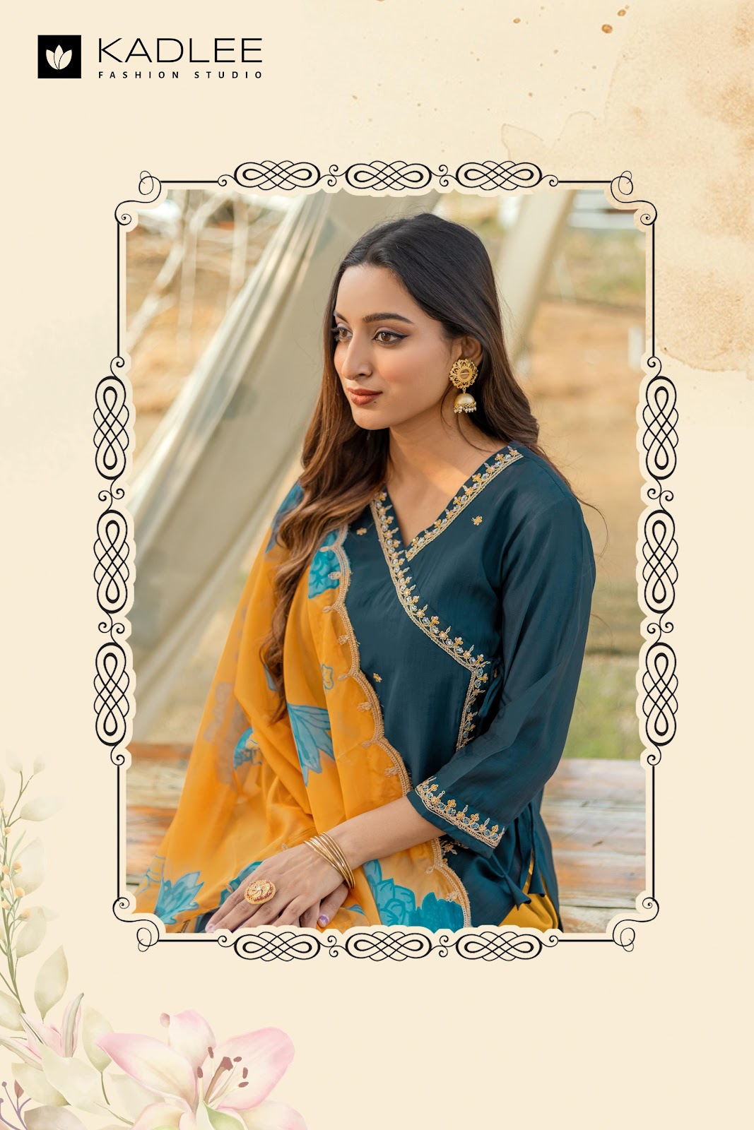 Ranisa Kadlee Viscose Weaving Readymade Plazzo Style Suits Wholesaler Ahmedabad