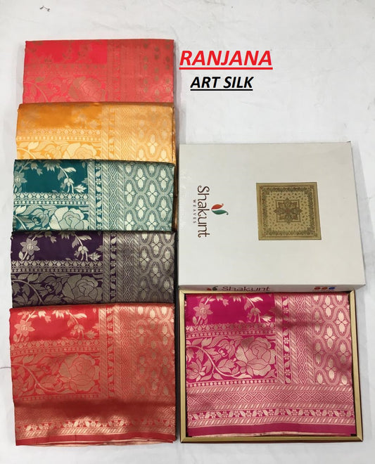 Ranjana Shakunt Art Silk Sarees Manufacturer