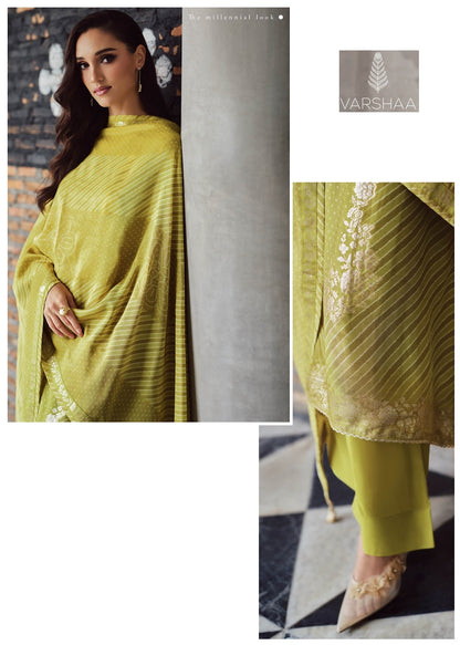 Ranjeesh Varshaa Viscose Plazzo Style Suits Manufacturer India