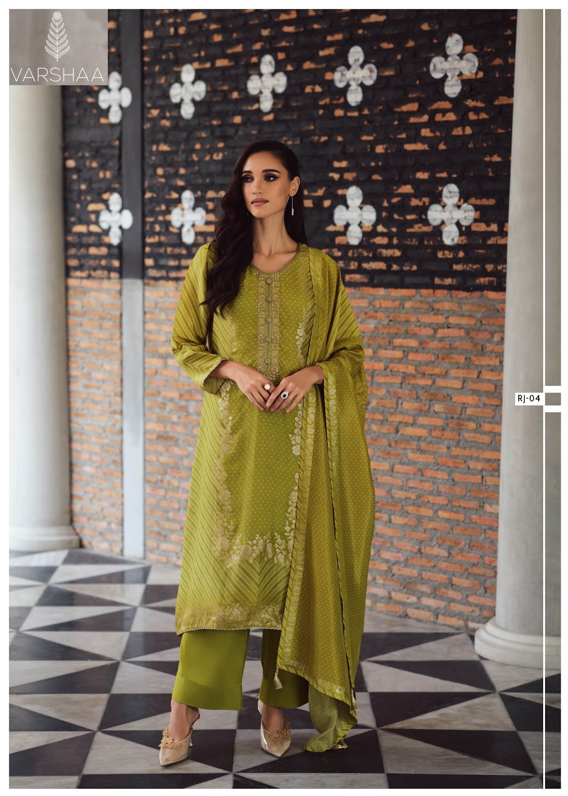 Ranjeesh Varshaa Viscose Plazzo Style Suits Manufacturer India