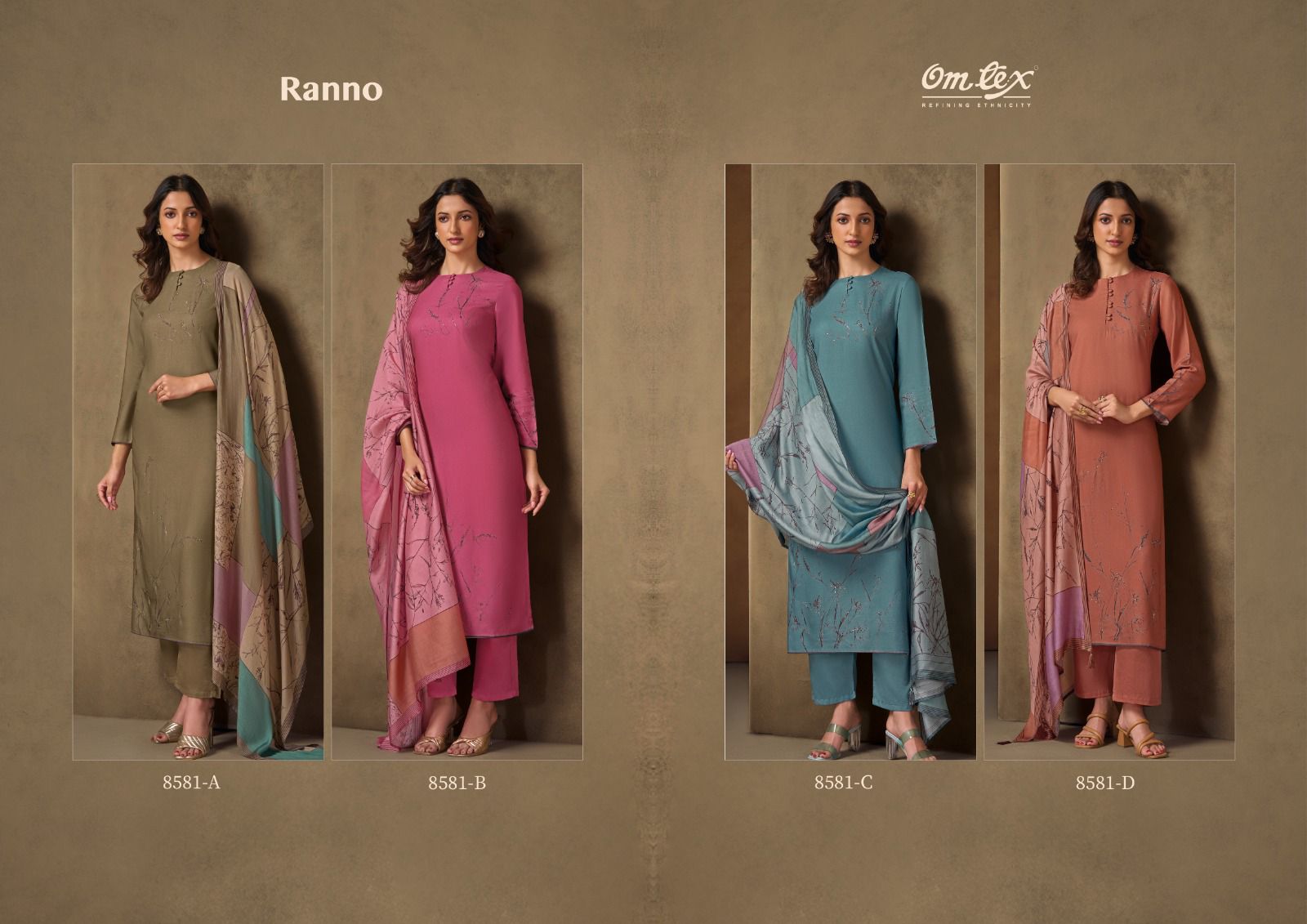 Ranno Omtex Pashmina Suits Wholesale Price