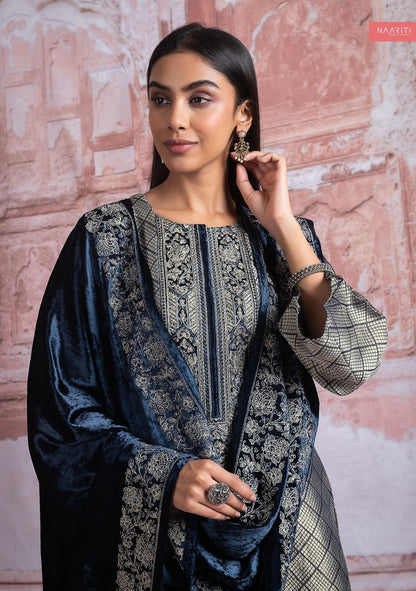 Ranyaz Naariti Velvet Suits Wholesale Price