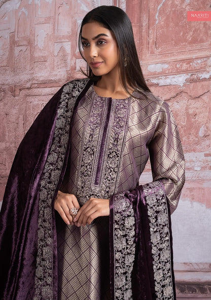 Ranyaz Naariti Velvet Suits Wholesale Price