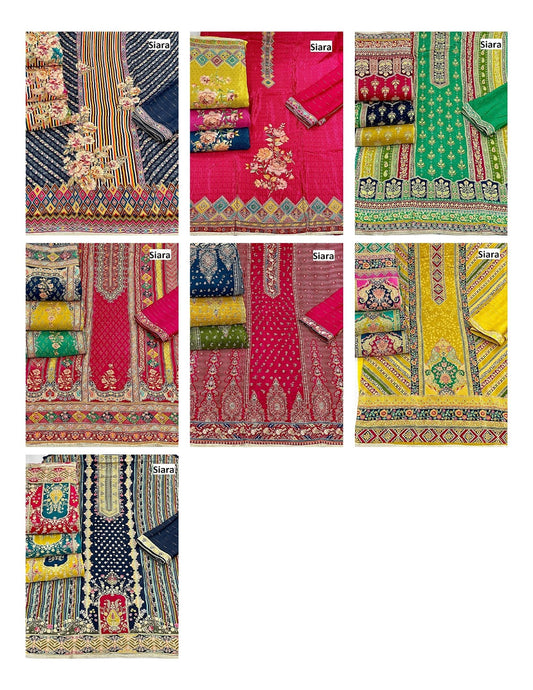 Ras Malai Siara Viscose Salwar Suits Wholesale Price