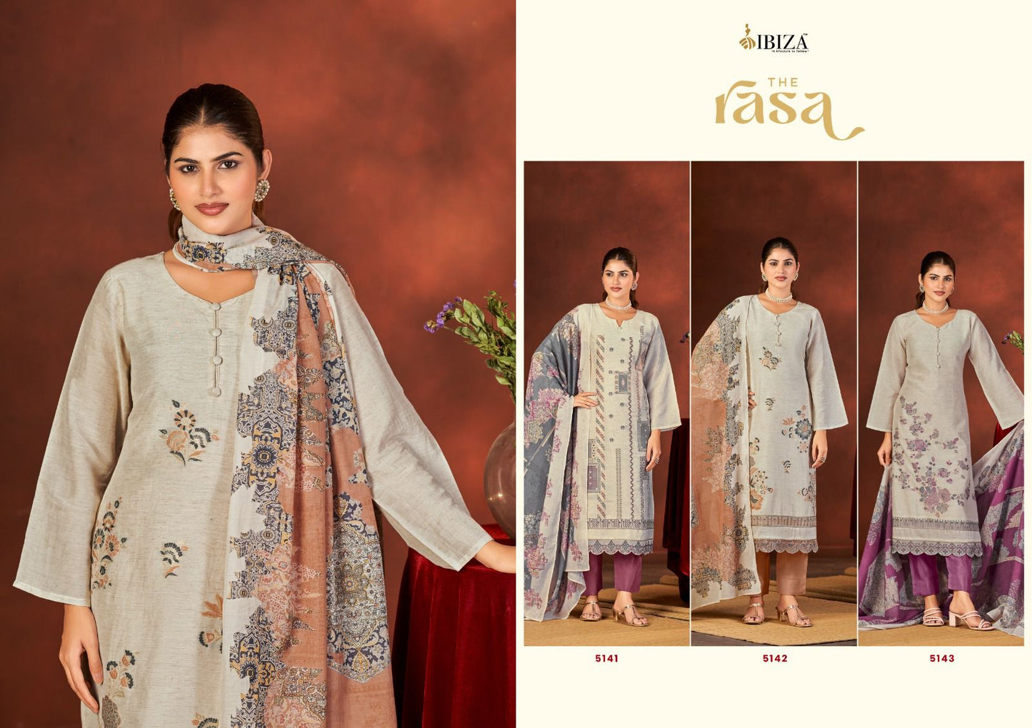 Rasa Ibiza Organic Linen Pant Style Suits Wholesaler Ahmedabad