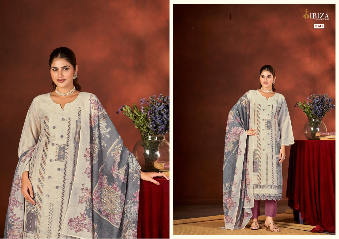 Rasa Ibiza Organic Linen Pant Style Suits Wholesaler Ahmedabad