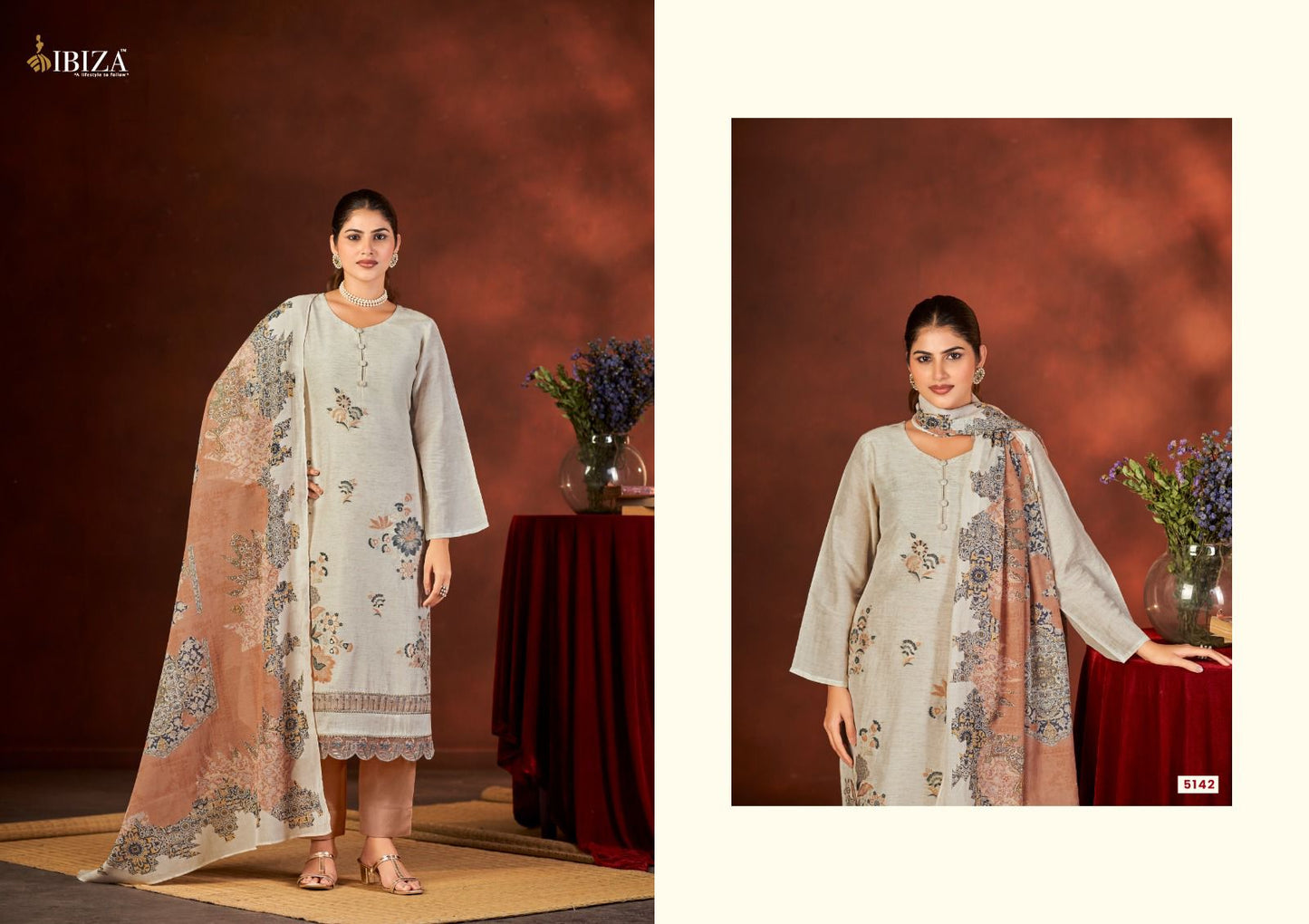 Rasa Ibiza Organic Linen Pant Style Suits Wholesaler Ahmedabad