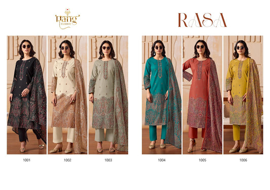 Rasa Rang Fashion Cotton Cambric Pant Style Suits Exporter