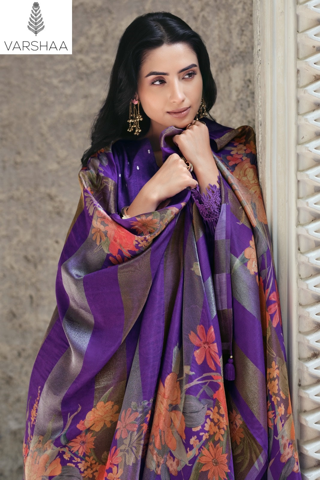 Rasa Varshaa Woven Pant Style Suits Supplier Gujarat