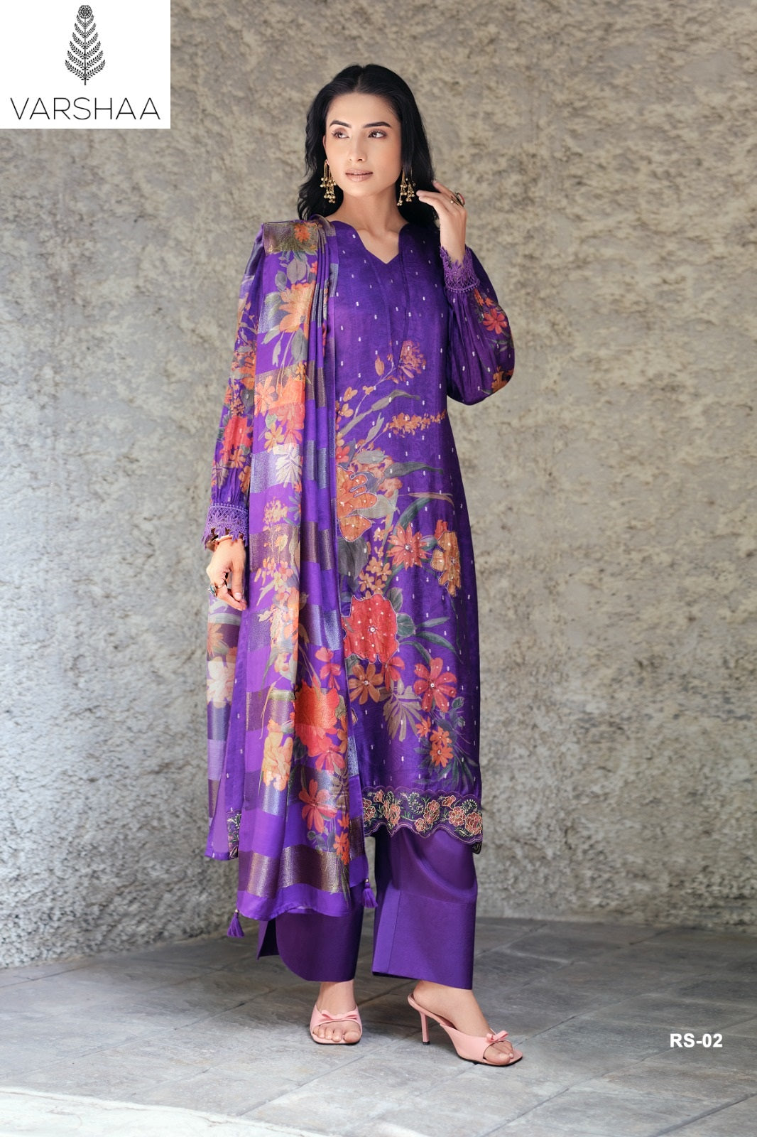Rasa Varshaa Woven Pant Style Suits Supplier Gujarat
