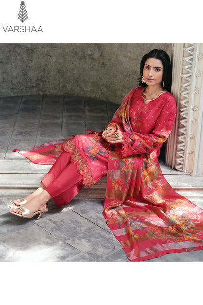Rasa Varshaa Woven Pant Style Suits Supplier Gujarat